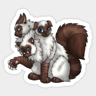 CerPURRus: Chocolate Lynx Point Sticker